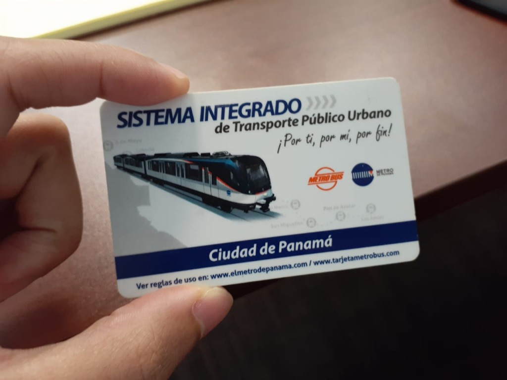 Tarjeta de Metro Bus en Panama